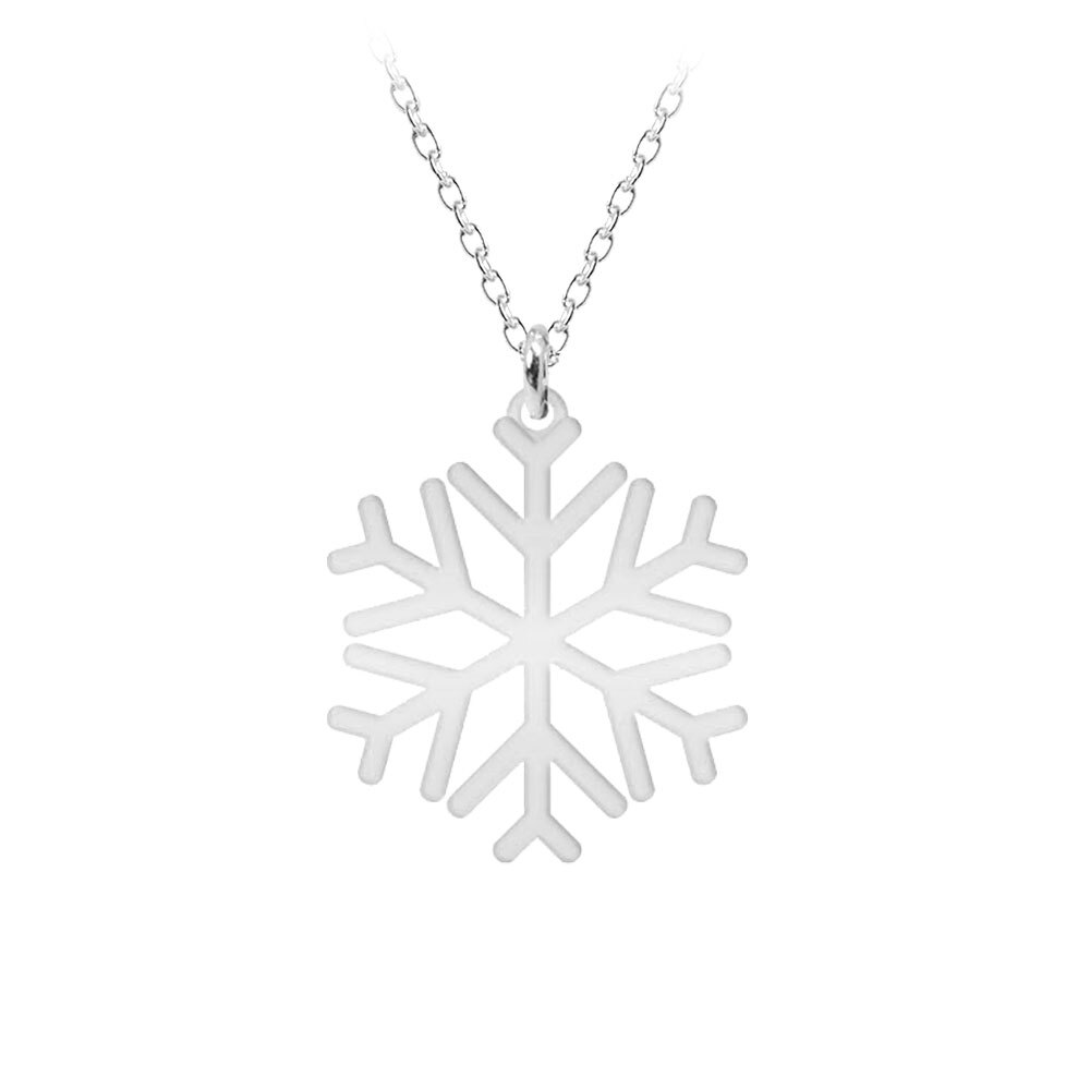 Snowflake - Colier personalizat argint 925 cu pandantiv Fulg